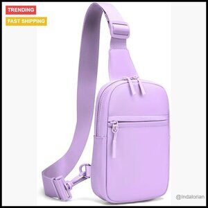 Plus Size Crossbody Sling Bag Anti-Theft Pocket Water-Resistant Travel Essential